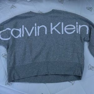 Calvin Klein performance cropped crewneck
